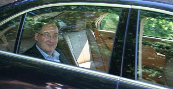 Rachman arriving to Bilderberg Conference